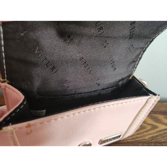 Vituri Mini Purse 5.5 x 3.5" (Pink) W/Strap - Picture 3 of 4